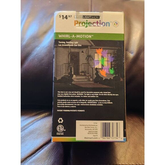 Gemmy Halloween SpotLight Kaleidoscope LED Projection Swirling Lighting Effect - Picture 3 of 5